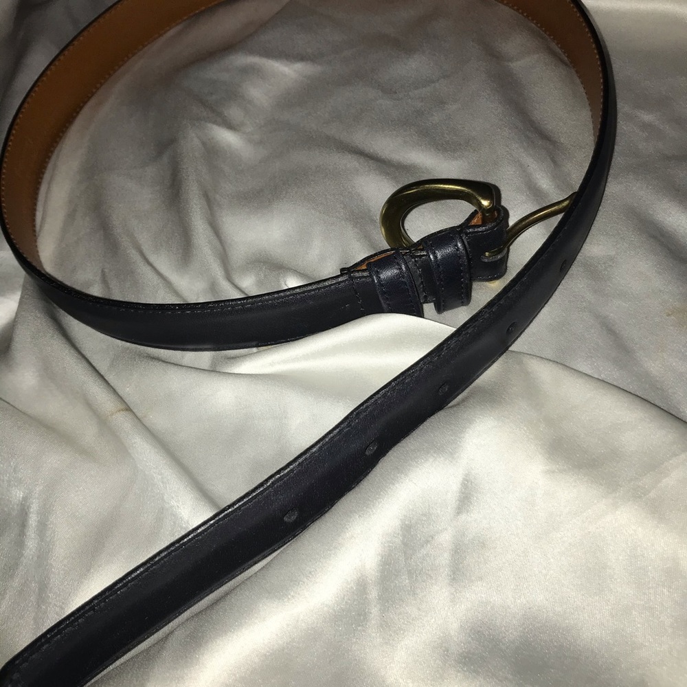 Black coach belt